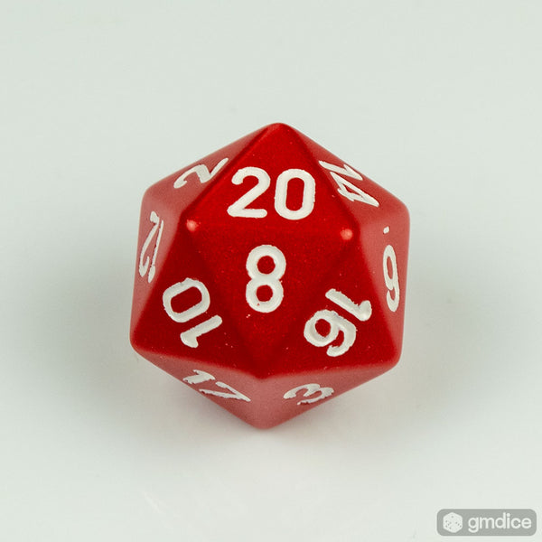 20 Sided Opaque Dice with Numbers