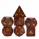 Red Granite Dice Set of Strength