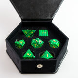 Malachite Dice Set of the Material Plane