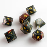 African Bloodstone Dice Set of Courage