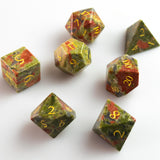 Unakite Dice Set of Balance