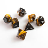 Tiger's Eye Dice Set of True Seeing