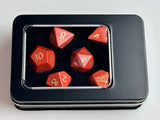 Red Jasper Dice Set of Strength