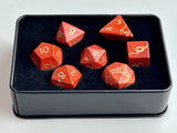 Red Jasper Dice Set of Strength