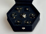 Black Obsidian Dice Set of Protection