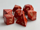 Red Jasper Dice Set of Strength