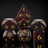 Blood Jasper Dice Set of Vigor