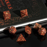 Red Granite Dice Set of Strength