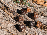 Venus Sandalwood Wooden Dice Set