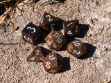 Venus Sandalwood Wooden Dice Set