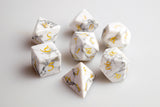 White Howlite Dice Set of Diplomacy