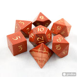 Red Jasper Dice Set of Strength